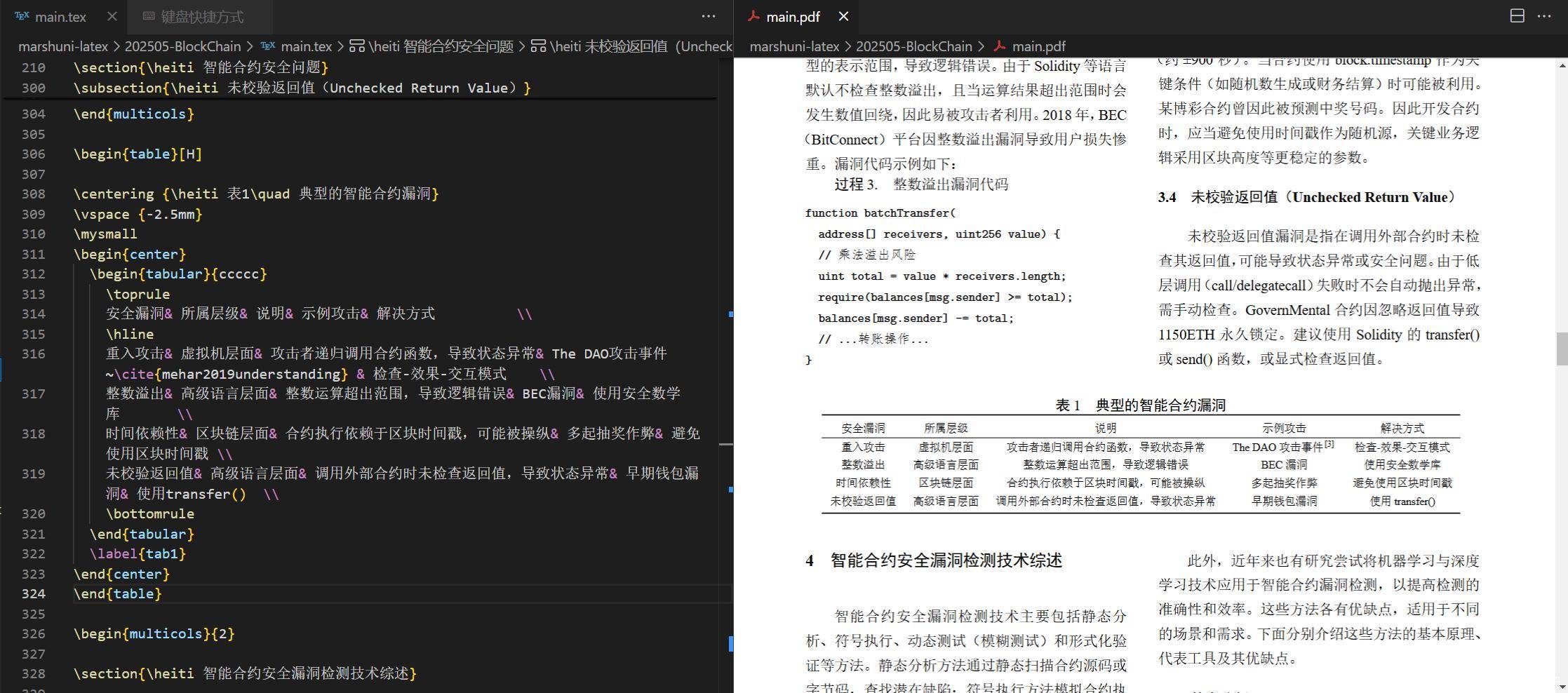 排版后十分美观