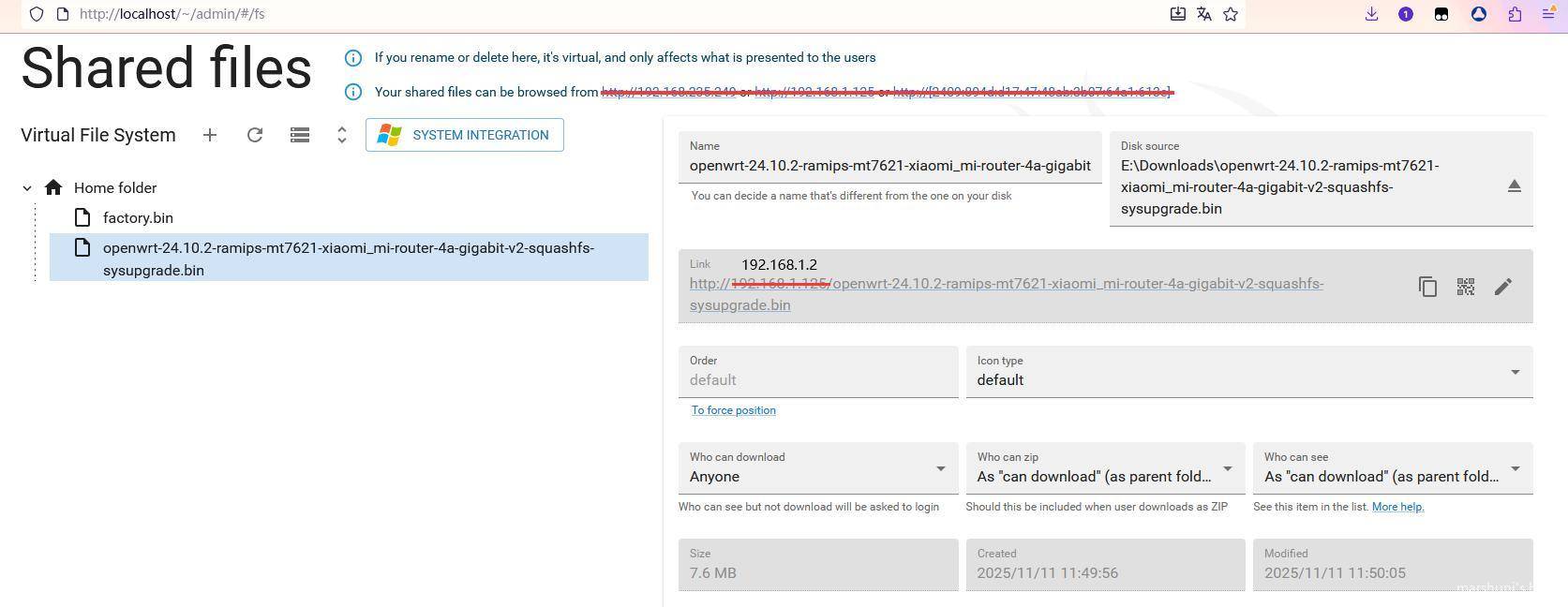HFS文件服务器示意图